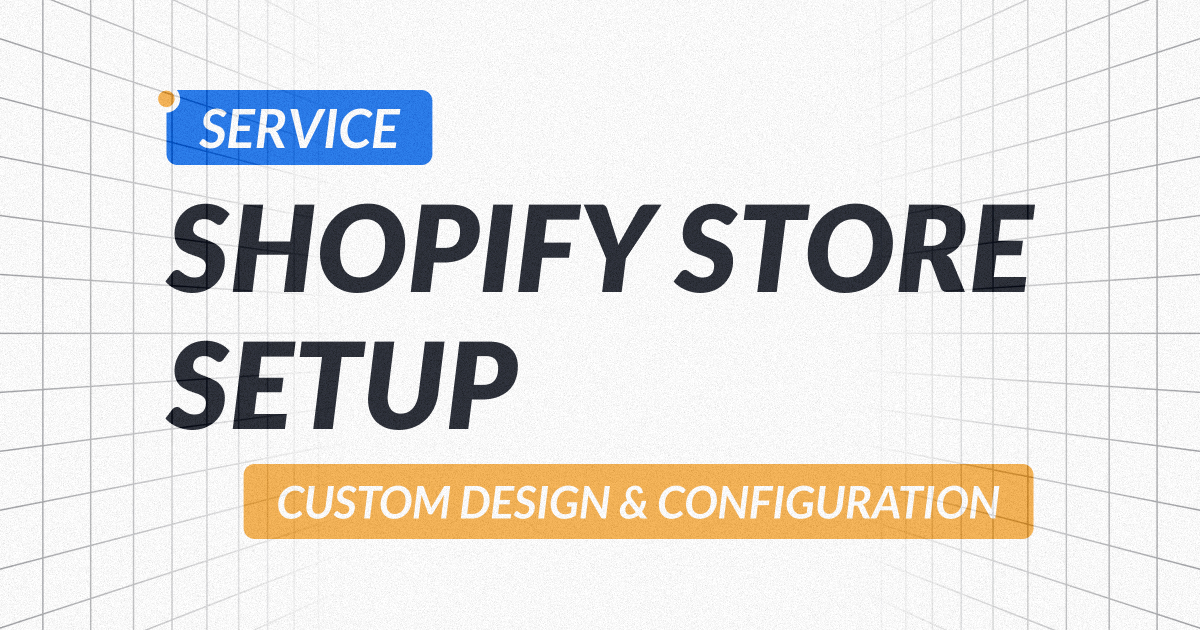 Shopify store setup services